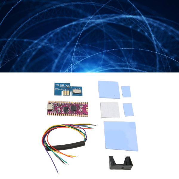 RPi Pico -joustava mikrokontrolleri -kortti, kaksiydininen 264 kt ARM Cortex M0+ -suoritin, SD2SP2 SDLoad SDL -sovitin, sininen
