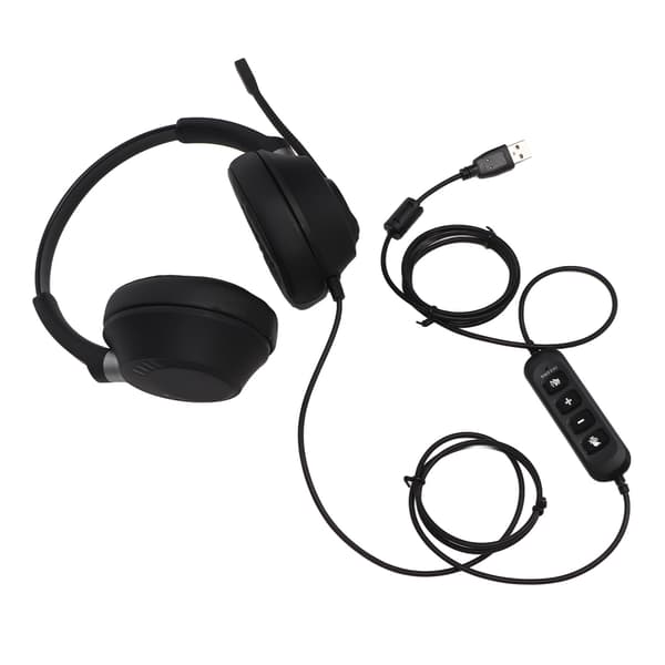 Støyreduserende USB Gaming Headset med Mikrofon for PC Volumjustering