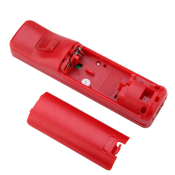 Somatosensorisk Spillhåndtak Kontroller Gamepad Bygget Inn Akselerator For Nintendo Wii WiiU (Rød)