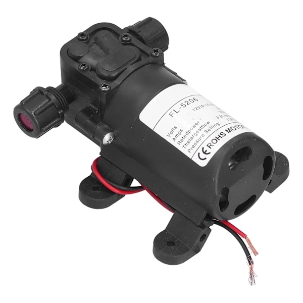 12V 36W Membranpump Dubbelgängad Mini Högtryck DC Vattenpump för Jordbruksbesprutning