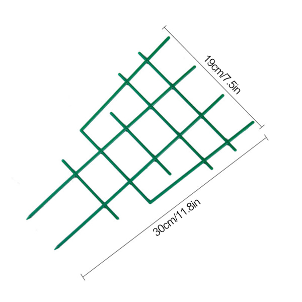 Plastik plante støtte ramme, plante klatrebrakett - 3 stk klatrebraketter (materiale: plast, størrelse: 30*19cm)
