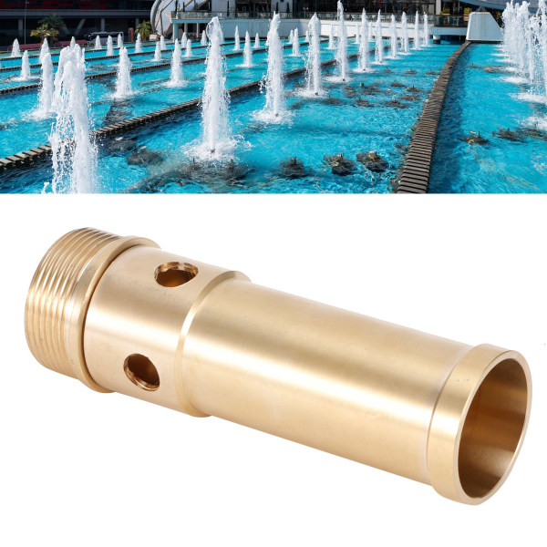 Kobberfontænedyse Spray Head Dam Sprinkler til Pool Musik Rockery Fountain Decor2in DN50- W