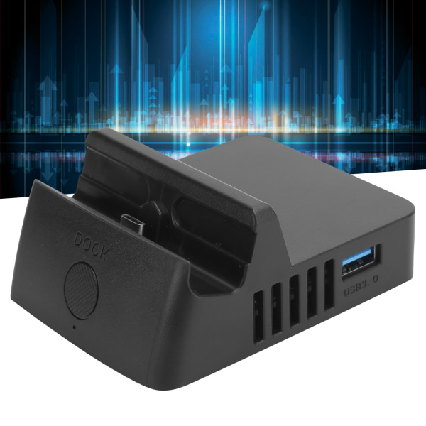 Mini USB3.0 LAN TypeC HDMI Video Switching Multifunksjons ladedokkingstasjon for Switch