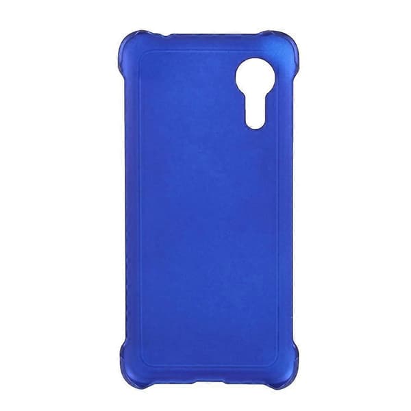 【bt02】Rubberized Plastic Case Compatible with Samsung Galaxy Xcover 5 Hard Phone Case Blue