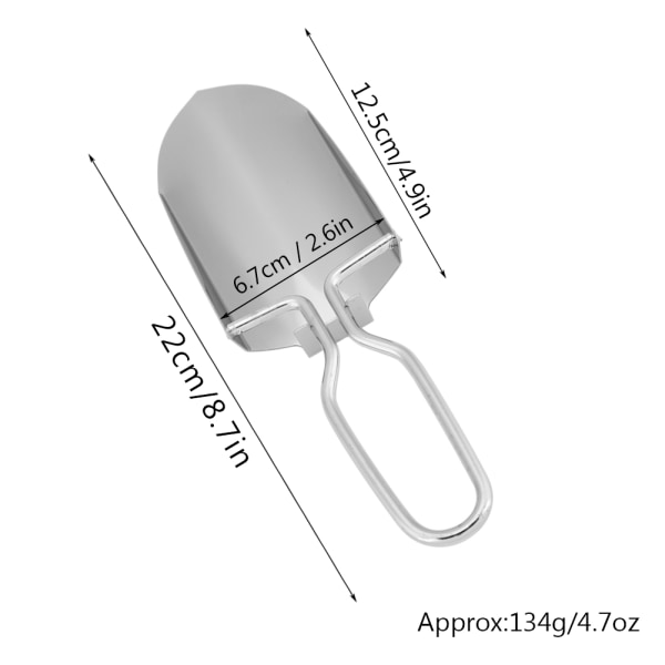 Bærbar mini sammenleggbar spade Survival Spade Multifunksjonell for utendørs fiskecamping