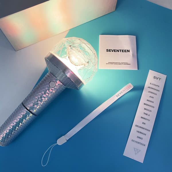 Seventeen Lightstick Bluetooth Telefonstyrd Version 2 Konsert Ljusstav Fans Gåva