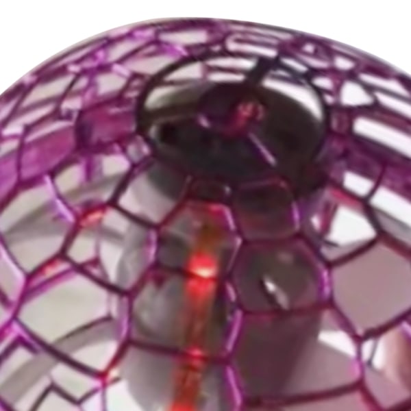UFO lysende induktion flyvende bold Intelligent Cyclotron Levitation Bold Børnelegetøj med 200mAh batteri Lilla Pink
