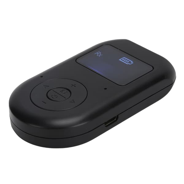 2 i 1 Bluetooth 5.0 Adapter Modtager Sender med LCD-skærm Håndfri Audio