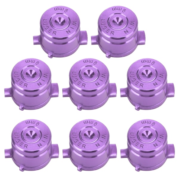 2 sæt aluminiumslegeringsfunktion Assist Button Controller Reservedele Passer til PS4Purple