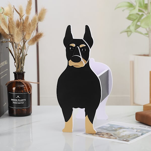 (Doberman Planter-Liten) Unik Husdjursplanter Hundplanter