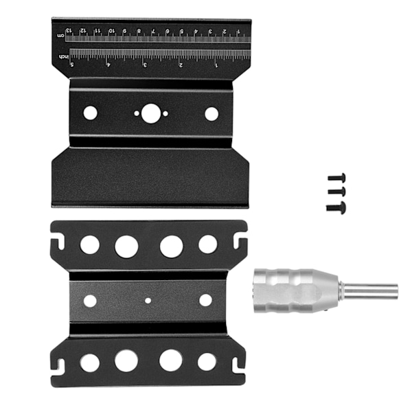 Rotationsreparationsplattform Arbetsställ för 1/8 1/10 RC-modellbil (Svart)
