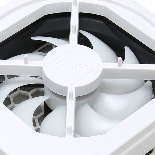Spilkonsol køleventilator Professionel effektiv støjsvag køleventilator med farverig lysstribe til Xbox Series S