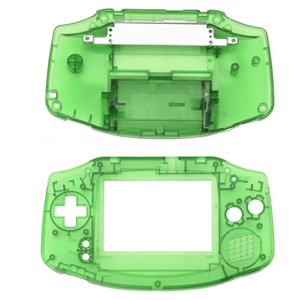 Foringsrør Hus Shell Pack erstatningsdekselsett Deler Erstattere for GBA Transparent Green