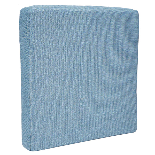 Hushållskvadratisk Mjuk Yogamatta Kudde Avtagbar Tvättad Meditation Matta Kudde Blå 40 x 6cm (L x B x H)