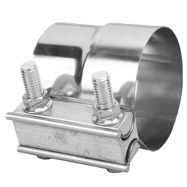 3in Udstødningsbåndklemme Overlappende Samling Rustfrit Stål Kobling Lyddæmper Downpipe Header Manifold