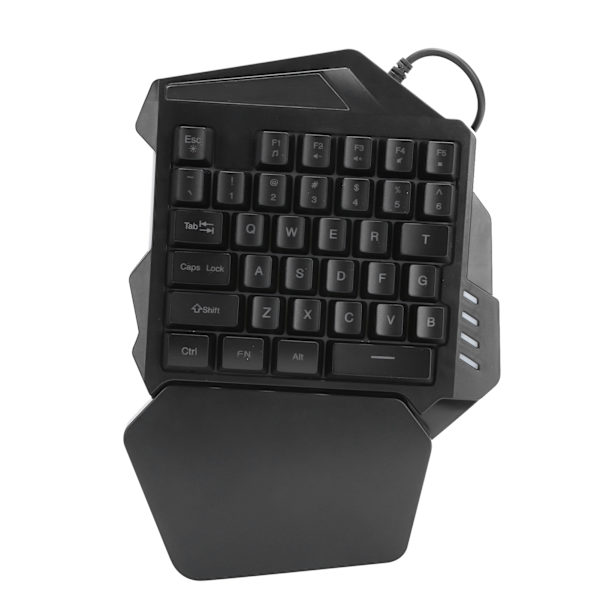 G94 Enhands Speltangentbord USB Trådbunden RGB Bakgrundsbelyst 35 Tangenter Tangentbord för Dator (Blandat Ljus)
