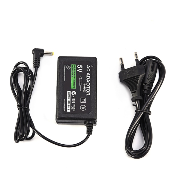 Vægoplader AC Adapter Strømforsyningsledning til PSP 1000/2000/3000 EU-stik