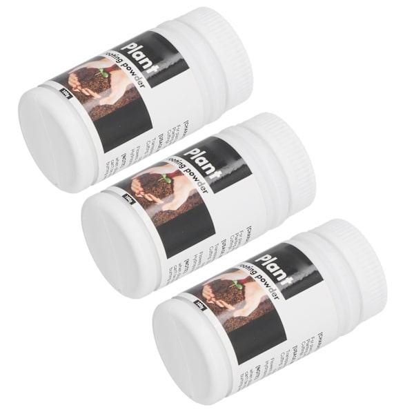 3 stk 3,5 oz Rotpulver Aminosyre Plante Frukt Rotpulver Rot Hormonpulver for Hjemmehage