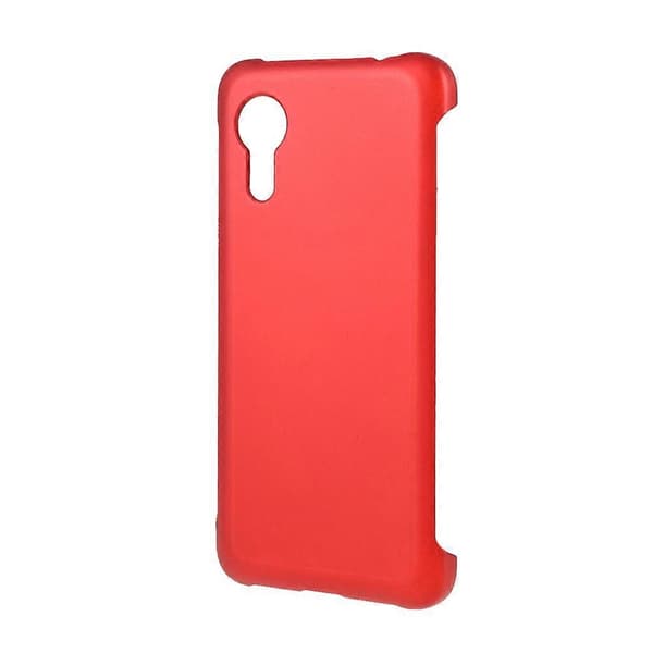 【bt02】Rubberized Plastic Case Compatible with Samsung Galaxy Xcover 5 Hard Phone Case Red