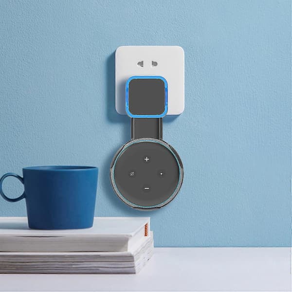 Wall Mounted Speaker Bracket High Sensitivity Plastic Clear Sound Smart Speaker Support for Echo Dot