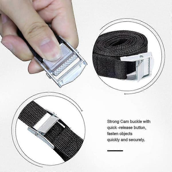 10 stk. surrestropper til biltakstativ, kamspennestropper, festestropp GuanGuan 20mm