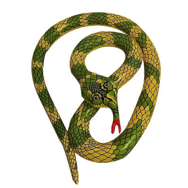 Pvc Uppblåsbar Python Simulering Uppblåsbar Orm Knepig Liten Djurleksak Uppblåsbar Leksaksorm