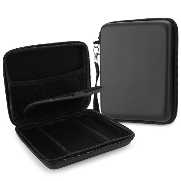 2 kpl EVA Kova Package Case Säilytys Kannettava laukku Case nauhoitteilla 2DSBlackille