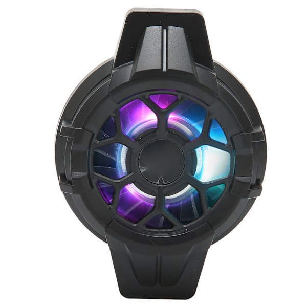 P10 Mobiilipuhelimen Puoliohjainjäähdytin RGB Vedrettävä Takaklipsu Jäähdytin Live-lähetystä Vlogging Mobiilipelien Varten Musta