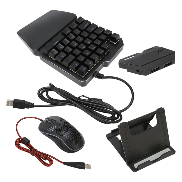 Keyboard Mouse Converter Kit til Mix Se Converter K9 Mechanical Keyboard GM86 Mus og Stand Set til Android til IOS