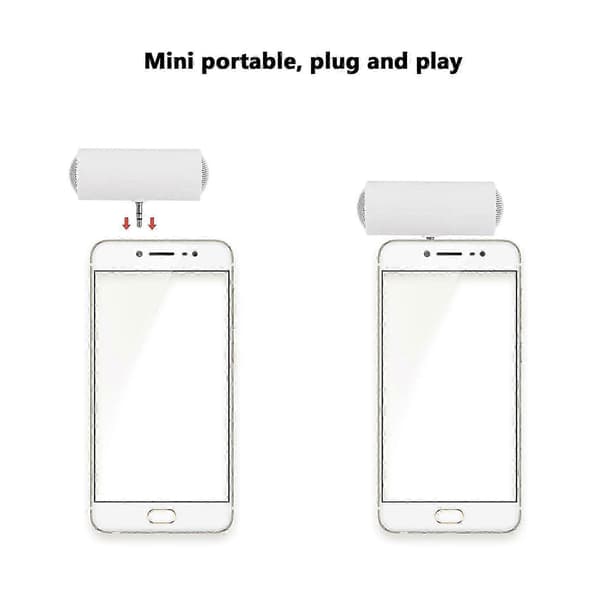 3,5 mm mini bærbar stereohøjttaler til MP3