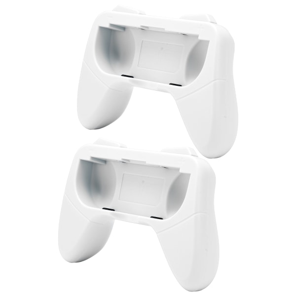 Håndgreb, slidstærkt komforthåndtagssæt med 2 beskyttelsespuder til Switch OLED Controller White