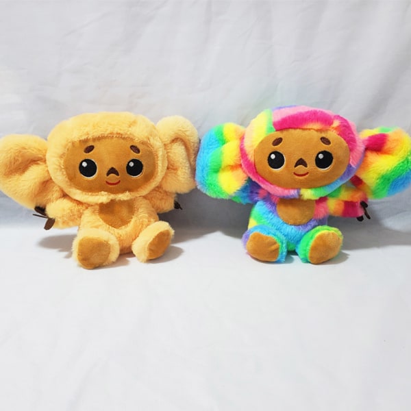 Nyt produkt Cheburashka Monkey Plys storøret abe plys legetøjsdukke (rosarød 20CM)- W