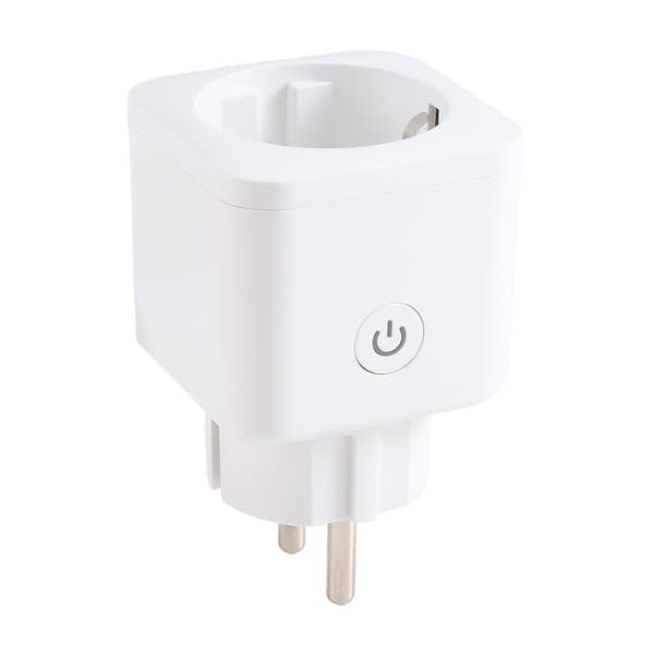 EU-plugg 16A med Graffiti Wifi Smart Socket U-plugg Fjernkontroll Timer På/Av-bryter