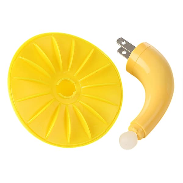 LED nattlys sopp nattlys stikkontakt energisparende lyssensorlampe for barnerom Yellow