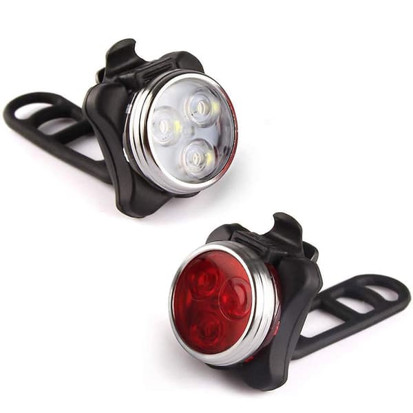 LED Skateboardlys LED Longboardlys Foran og Bak USB-lading USB-kabler og Stropp Inkludert Red