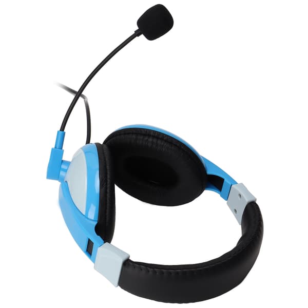 Somic Elektronisk Gaming Headset med Mikrofon for Datamaskin Mobiltelefon Grå Blå Multifunksjonelle Plugger
