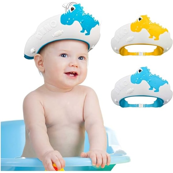 2 Pack Kids Dusjhette Småbarn Hårvask Skjold Baby Bath Hat
