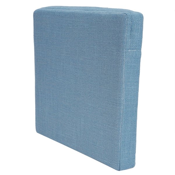 Hushållskvadratisk Mjuk Yogamatta Kudde Avtagbar Tvättad Meditation Matta Kudde Blå 40 x 6cm (L x B x H)