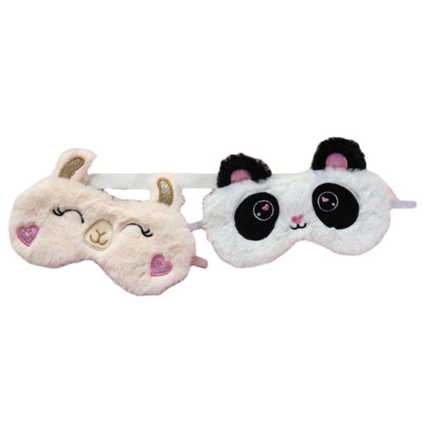 Panda + spela denna Toto, sovmask, djurmask för barn söt ögonmask sovande vuxen kvinna