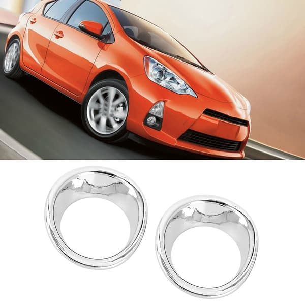 ABS Krom Front Tåkelys Deksel Trim Bil Dekorasjon for Toyota Prius Hatchback 2019 2020