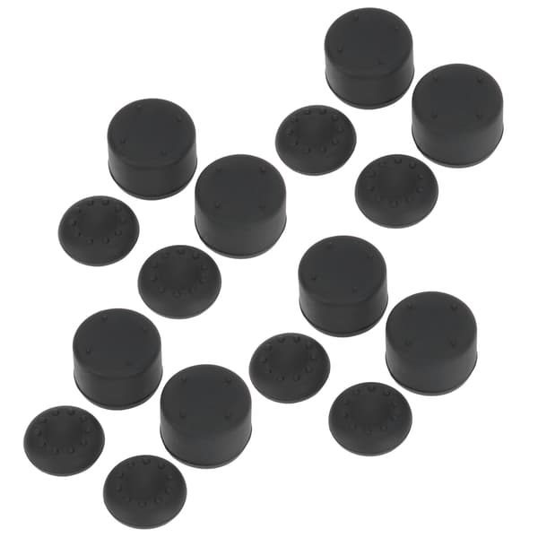 4-pack Silikon Tumgrepp Skydd för PS4 PS5 Kontroller Joystick Kåpa