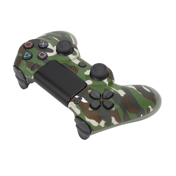 Trådlös Dual Vibration Game Controller för PS4 Slim Pro PS5 Kamouflage Grön