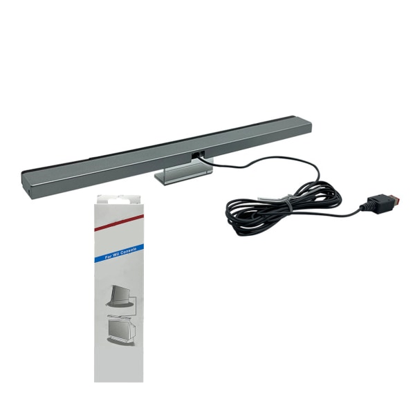 Kabelført modtager til WII Erstatning Kabelført infrarød sensorstangmodtager til Wii Wii U Motion Plus-konsol