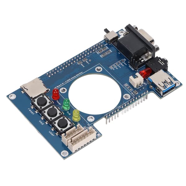 IO Board 35mm Audio VGA Interface med 3 Knapper 3 LED Slots til PC Computer Modul