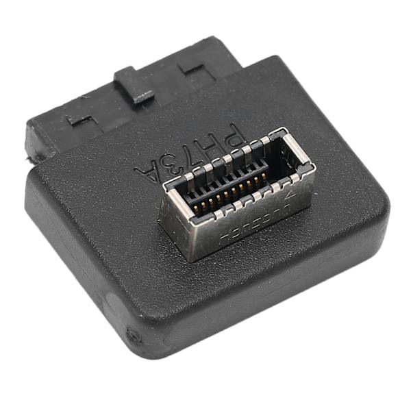 USB 3.0 Frontpaneladapter 90 Grader ABS 20pin till Typ E Header för Moderkort Bred Kompatibilitet
