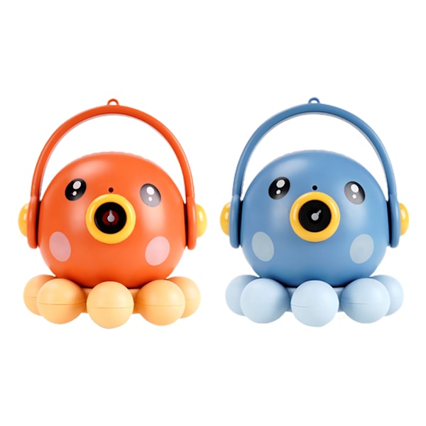 Bubbelblåsare Cartoon Bläckfisk Automatisk Bubbelmaskin med Ljus Musik Party Favörer Presenter till Barn