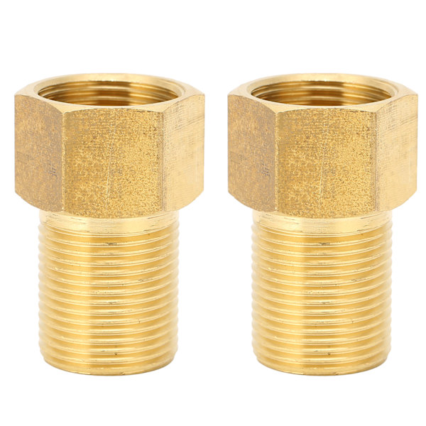 2 stk. G3/4 Haveadapter Messingforbindelsesrør Fittings til Havevanding 50 mm