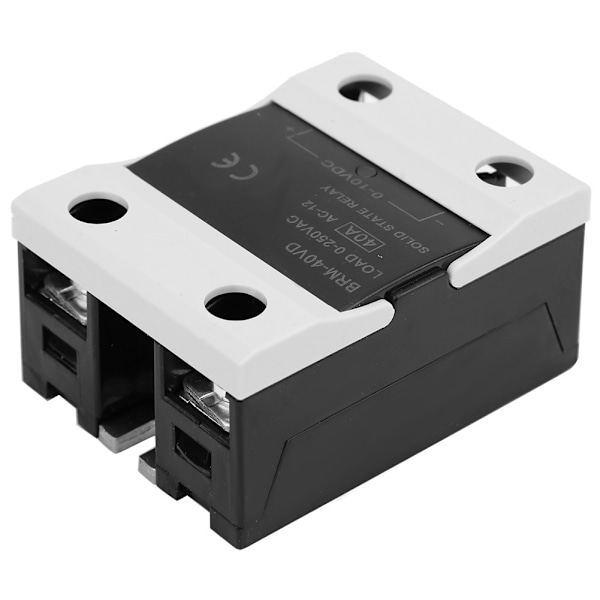 BERM BRM-40VD Solid State Relay: 40A DC 0-10V & AC 0-250V Flamskyddande Relä för Globala Applikationer