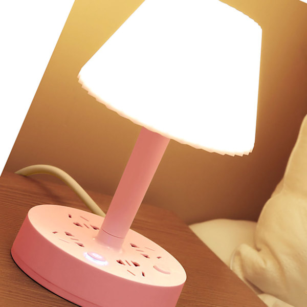 Allsidig skrivebordslampe med strømbrett og USB-porter for sovesaler og arbeidsområder - Modell CN 110