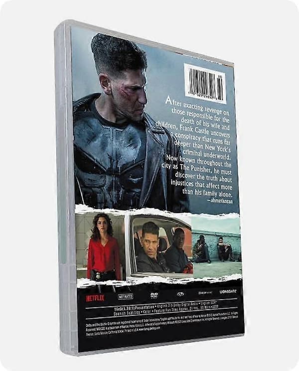 【02】The Punisher Säsong 1-2 Komplett Samling 6-Disc DVD Förseglad Box